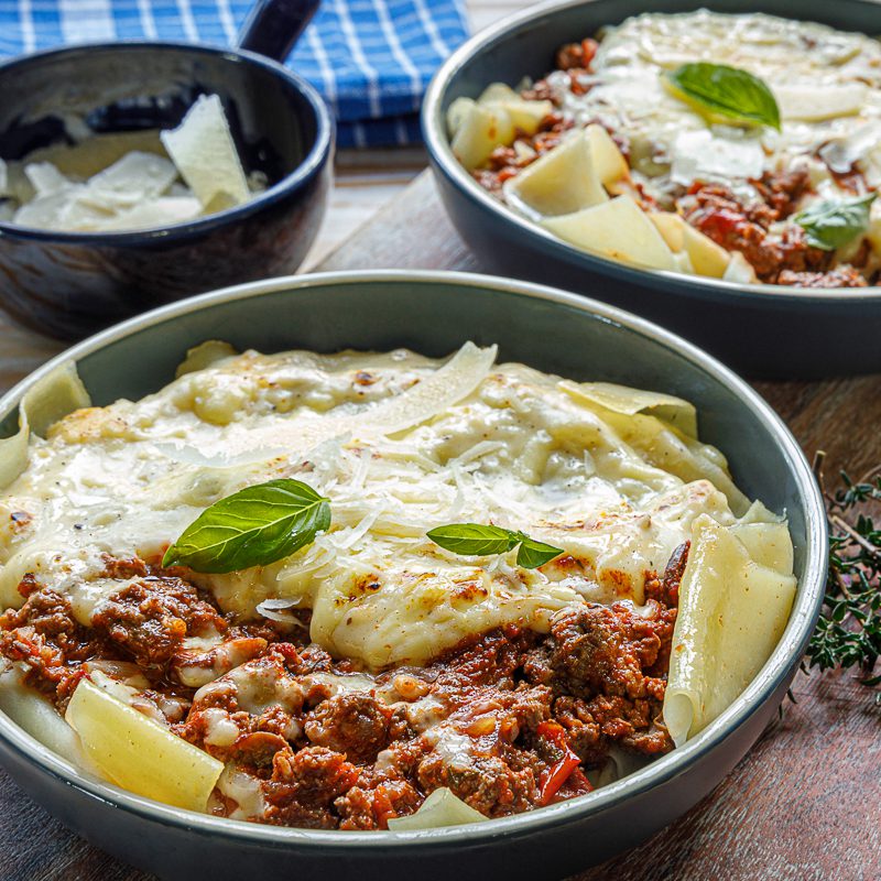 Deconstructed Ostrich Lasagne